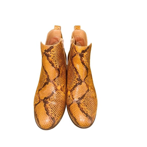 Vionic Hope Clara Snake Print Ankle Boot Arch Support Comfort Water resistant - Picture 5 of 12